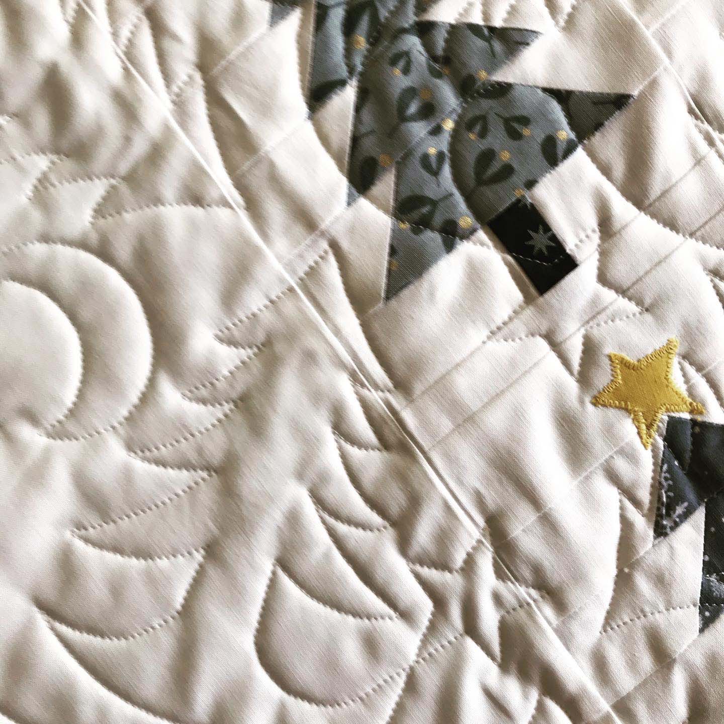 BWQS TREES AND STARS longarm quilting